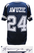 Chidobe Awuzie Signed Navy Custom Football Jersey - AWUJRY300 - Chidobe Awuzie Signed Navy Custom Football Jersey product image