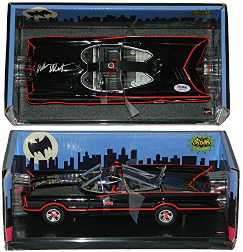 Adam West Signed Batman Batmobile 1966 TV Series Style Hot Wheels - WESCAR500 - Adam West Signed Batman Batmobile 1966 TV Series Style Hot Wheels product image