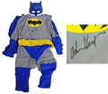 Adam West Signed Batman Grey & Blue Full Youth Costume - WESOTH500 - Adam West Signed Batman Grey & Blue Full Youth Costume product image