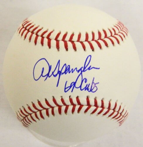 Al Spangler Signed Autographed Official MLB Baseball w/1969 Cubs - SPABSB102 - Al Spangler Signed Autographed Official MLB Baseball w/1969 Cubs product image