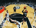 Allen Iverson Signed Philadelphia 76ers Shooting Action vs Spurs 16x20 Photo - IVE16P202 - Allen Iverson Signed Philadelphia 76ers Shooting Action vs Spurs 16x20 Photo product image