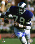 Coy Bacon Signed Rams Running Action 8x10 Photo - BAC08P301TW - Coy Bacon Signed Rams Running Action 8x10 Photo product image