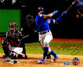Javier Baez Signed Chicago Cubs 2016 World Series Batting Action 8x10 Photo - BAE08P102 - Javier Baez Signed Chicago Cubs 2016 World Series Batting Action 8x10 Photo product image