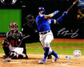 Javier Baez Signed Chicago Cubs 2016 World Series Game 7 Homerun Action 8x10 Photo - BAE08P104 - Javier Baez Signed Chicago Cubs 2016 World Series Game 7 Homerun Action 8x10 Photo product image