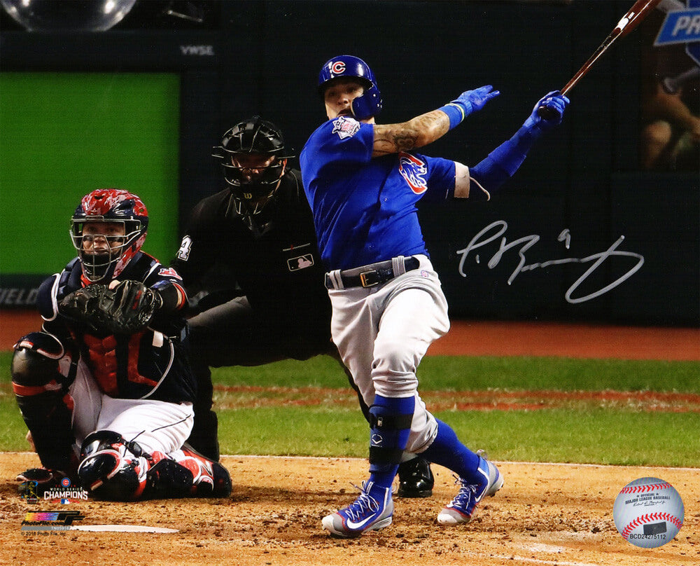 Javier Baez Signed Cubs 2016 World Series Game 7 HR 8x10 Photo - BAE08P106 - Javier Baez Signed Cubs 2016 World Series Game 7 HR 8x10 Photo product image
