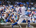 Javier Baez Signed Chicago Cubs White Pinstripe Jersey Swinging 8x10 Photo - (Fanatics) - BAE08P107 - Javier Baez Signed Chicago Cubs White Pinstripe Jersey Swinging 8x10 Photo - (Fanatics) product image