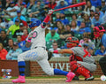 Javier Baez Signed Chicago Cubs Mother's Day Walk Off Homerun Action 16x20 Photo - BAE16P101 - Javier Baez Signed Chicago Cubs Mother's Day Walk Off Homerun Action 16x20 Photo product image