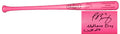 Javier Baez Signed Louisville Slugger Pink Baseball Bat w/Mothers Day Walk Off - BAEBAT102 - Javier Baez Signed Louisville Slugger Pink Baseball Bat w/Mothers Day Walk Off product image