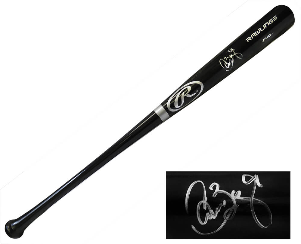 Carlos Baerga Signed Rawlings Pro Black Baseball Bat (JSA) - BAEBAT110 - Carlos Baerga Signed Rawlings Pro Black Baseball Bat (JSA) product image