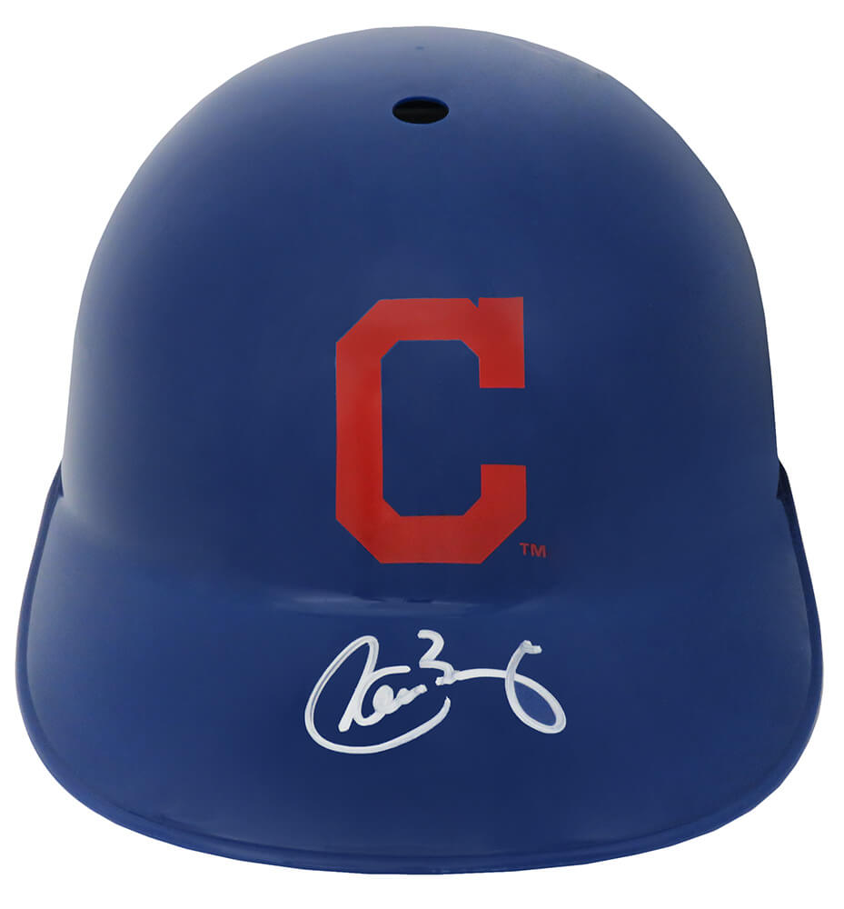 Carlos Baerga Signed Cleveland Indians Replica Souvenir Batting Helmet (JSA) - BAEBTH100 - Carlos Baerga Signed Cleveland Indians Replica Souvenir Batting Helmet (JSA) product image
