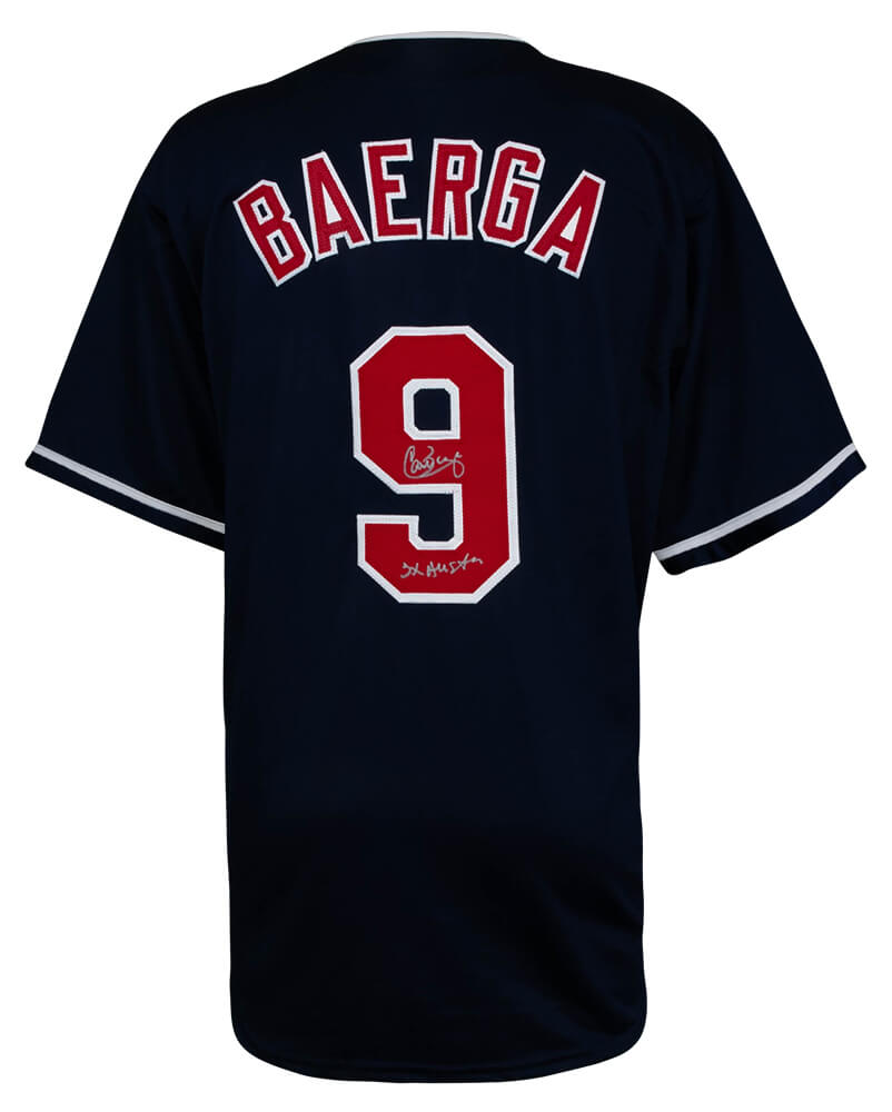 Carlos Baerga Signed Navy Custom Baseball Jersey w/3x All Star - BAEJRY111 - Carlos Baerga Signed Navy Custom Baseball Jersey w/3x All Star product image