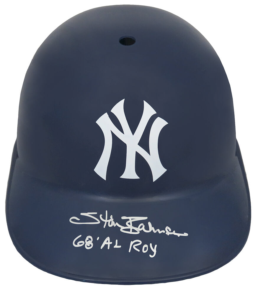 Stan Bahnsen Signed New York Yankees Souvenir Replica Batting Helmet w/68 AL ROY - BAHBTH100 - Stan Bahnsen Signed New York Yankees Souvenir Replica Batting Helmet w/68 AL ROY product image
