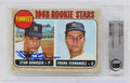 Stan Bahnsen Signed New York Yankees 1968 Topps Baseball Rookie Card #214 - (Beckett Encapsulated) - BAHCAR100 - Stan Bahnsen Signed New York Yankees 1968 Topps Baseball Rookie Card #214 - (Beckett Encapsulated) product image