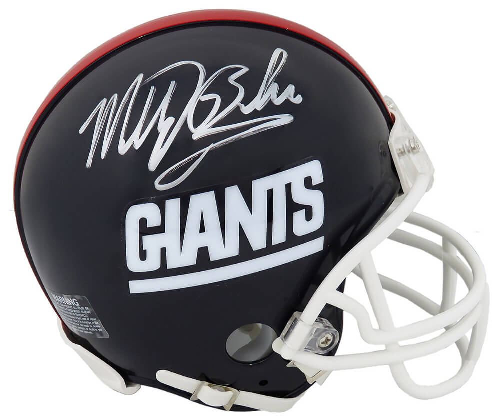 Matt Bahr Signed New York Giants Throwback Riddell Mini Helmet - BAHMIN300 - Matt Bahr Signed New York Giants Throwback Riddell Mini Helmet product image