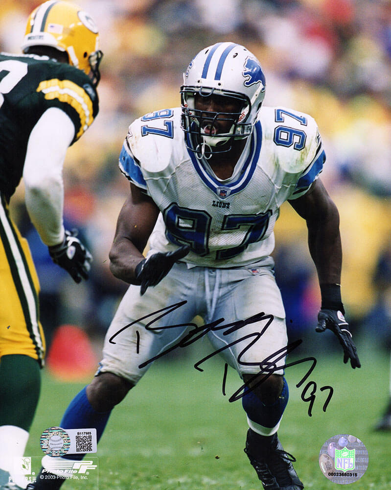 Boss Bailey Signed Detroit Lions Action 8x10 Photo - BAI08P310 - Boss Bailey Signed Detroit Lions Action 8x10 Photo product image