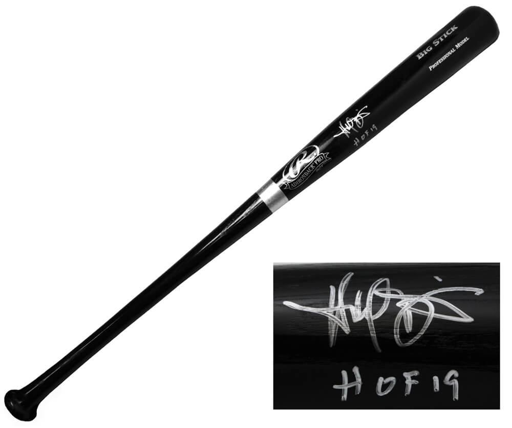 Harold Baines Signed Rawlings Black Big Stick Baseball Bat w/HOF'19 - BAIBAT100 - Harold Baines Signed Rawlings Black Big Stick Baseball Bat w/HOF'19 product image