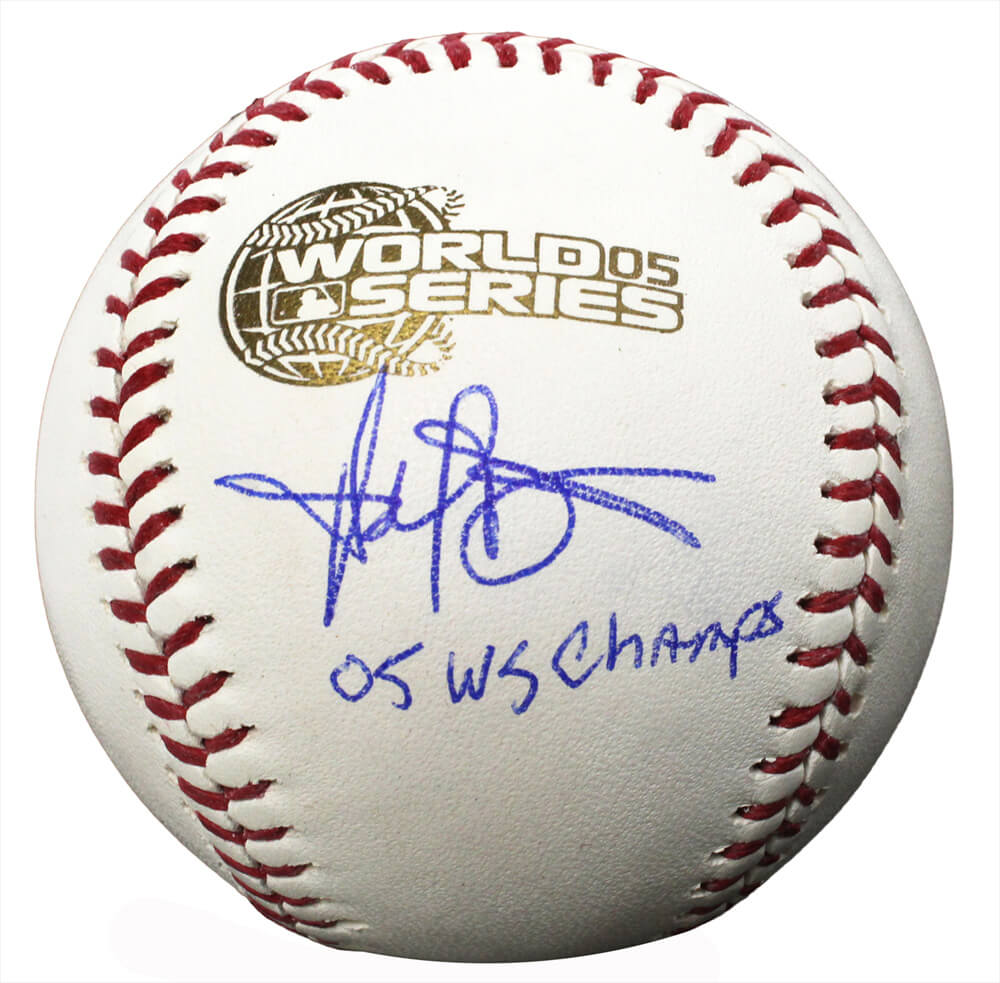 Harold Baines Signed Rawlings 2005 World Series (Chicago White Sox) Baseball w/05 WS Champs - BAIBSB101 - Harold Baines Signed Rawlings 2005 World Series (Chicago White Sox) Baseball w/05 WS Champs product image