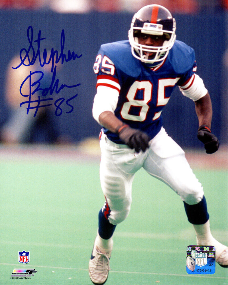 Stephen Baker Signed New York Giants Action 8x10 Photo - BAK08P300 - Stephen Baker Signed New York Giants Action 8x10 Photo product image