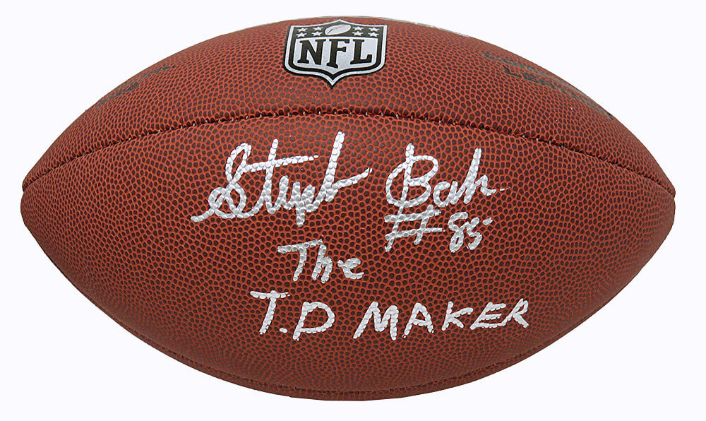Stephen Baker Signed Wilson Limited Full Size NFL Football w/The T.D. Maker - BAKFTB300 - Stephen Baker Signed Wilson Limited Full Size NFL Football w/The T.D. Maker product image