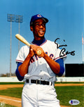Ernie Banks Signed Chicago Cubs Holding Bat Pose 8x10 Photo - BAN08P103 - Ernie Banks Signed Chicago Cubs Holding Bat Pose 8x10 Photo product image