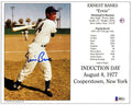 Ernie Banks Signed Chicago Cubs Hall of Fame Induction Day 8x10 Photo - BAN08P105 - Ernie Banks Signed Chicago Cubs Hall of Fame Induction Day 8x10 Photo product image