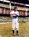 Ernie Banks Signed Chicago Cubs Batting Stance Pose 8x10 Photo - BAN08P106 - Ernie Banks Signed Chicago Cubs Batting Stance Pose 8x10 Photo product image