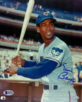Ernie Banks Signed Chicago Cubs Bat Pose Close Up 8x10 Photo (Beckett) - BAN08P107 - Ernie Banks Signed Chicago Cubs Bat Pose Close Up 8x10 Photo (Beckett) product image