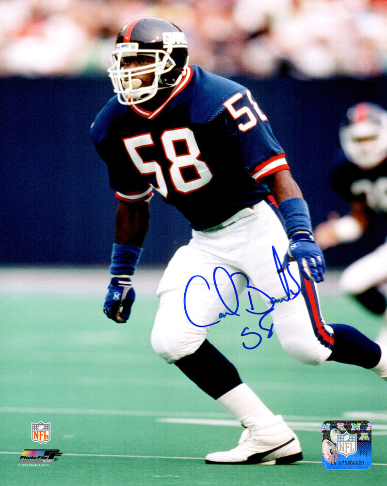 Carl Banks Signed New York Giants Action 8x10 Photo - BAN08P300 - Carl Banks Signed New York Giants Action 8x10 Photo product image