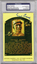 Ernie Banks Signed National Baseball Hall of Fame Plaque Card - (PSA Encapsulated) - BANCAR106 - Ernie Banks Signed National Baseball Hall of Fame Plaque Card - (PSA Encapsulated) product image