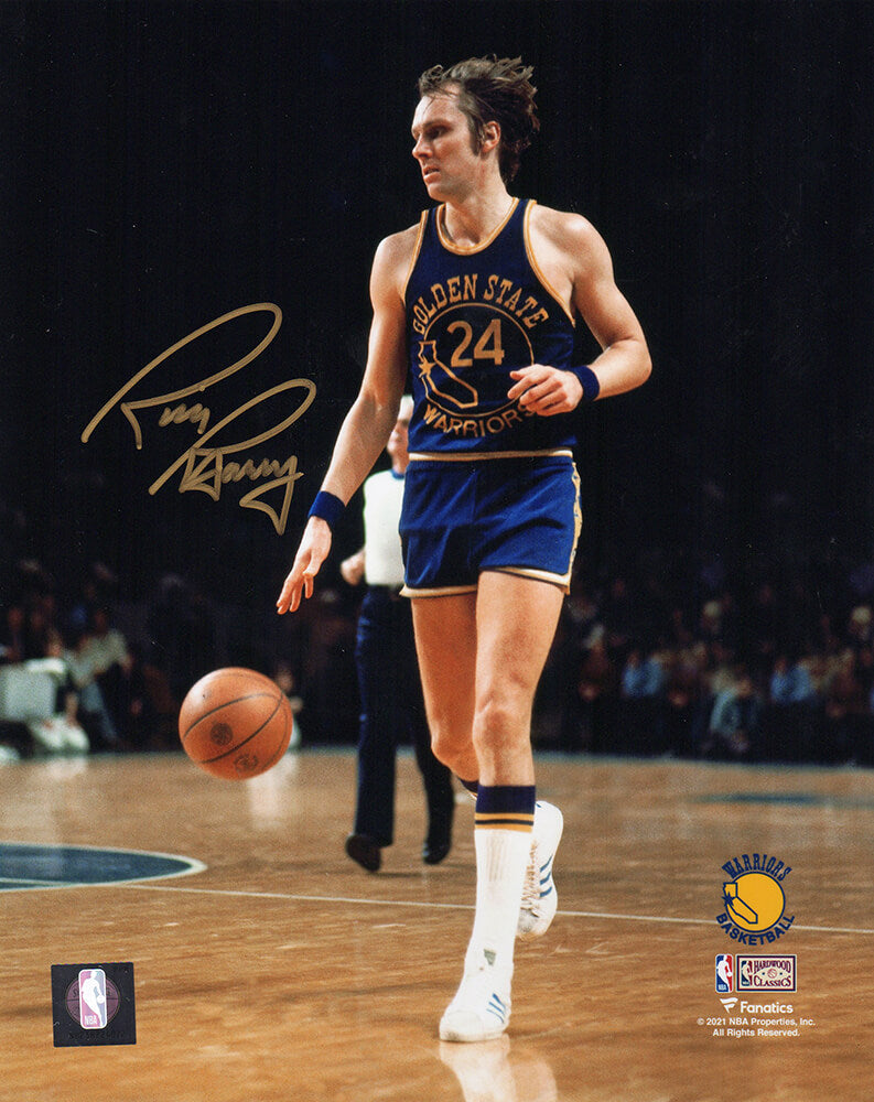 Rick Barry Signed Golden State Warriors Action 8x10 Photo - BAR08P206 - Rick Barry Signed Golden State Warriors Action 8x10 Photo product image