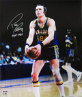 Rick Barry Signed Golden State Warriors Under Hand Free Throw Shot 16x20 Photo w/HOF 1987 - BAR16P206 - Rick Barry Signed Golden State Warriors Under Hand Free Throw Shot 16x20 Photo w/HOF 1987 product image