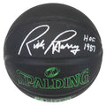 Rick Barry Signed Spalding Phantom Black NBA Basketball w/HOF 1987 - BARBSK215 - Rick Barry Signed Spalding Phantom Black NBA Basketball w/HOF 1987 product image