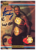 Iran Barkley Signed 1991 Ringlords Boxing Trading Card #25 - BARCAR503 - Iran Barkley Signed 1991 Ringlords Boxing Trading Card #25 product image