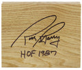 Rick Barry Signed 5x6 Floor Piece w/HOF'87 - BARFLO202 - Rick Barry Signed 5x6 Floor Piece w/HOF'87 product image