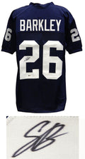 Saquon Barkley Signed Navy Custom College Football Jersey (Beckett) - BARJRY311 - Saquon Barkley Signed Navy Custom College Football Jersey (Beckett) product image