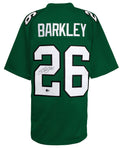 Saquon Barkley Signed Light Green Custom Football Jersey - (Beckett) - BARJRY313 - Saquon Barkley Signed Light Green Custom Football Jersey - (Beckett) product image