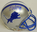 Lem Barney Signed Detroit Lions Throwback Riddell Mini Helmet w/DROY 67 - BARMIN301 - Lem Barney Signed Detroit Lions Throwback Riddell Mini Helmet w/DROY 67 product image