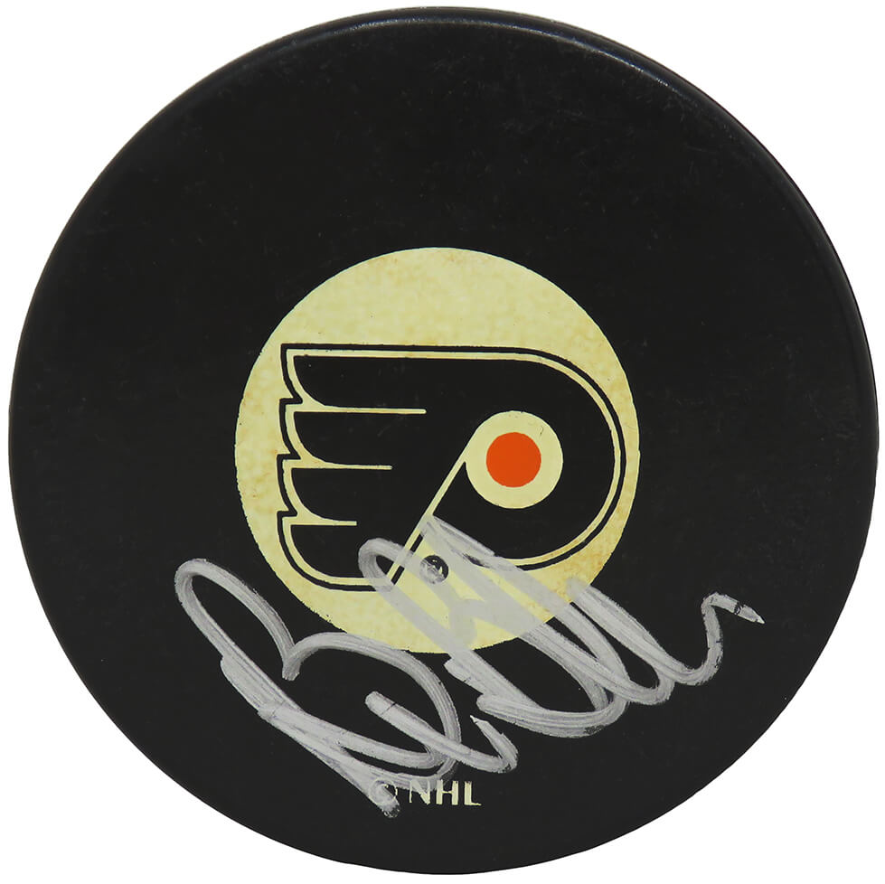 Bill Barber Signed Flyers Logo Hockey Puck - BARPUC403 - Bill Barber Signed Flyers Logo Hockey Puck product image