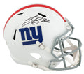 Saquon Barkley Signed New York Giants Flat White Riddell Full Size Speed Replica Helmet - (Fanatics) - BARREP301 - Saquon Barkley Signed New York Giants Flat White Riddell Full Size Speed Replica Helmet - (Fanatics) product image