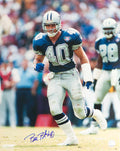 Bill Bates Signed Dallas Cowboys Navy Jersey Action 16x20 Photo - BAT16P300 - Bill Bates Signed Dallas Cowboys Navy Jersey Action 16x20 Photo product image