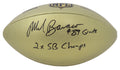 Mark Bavaro Signed Wilson Duke Gold Metallic NFL Full Size Replica Football w/2x SB Champs - BAVFTB302 - Mark Bavaro Signed Wilson Duke Gold Metallic NFL Full Size Replica Football w/2x SB Champs product image