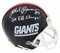 Mark Bavaro Signed New York Giants Throwback Riddell Mini Helmet w/2x SB Champs - BAVMIN300 - Mark Bavaro Signed New York Giants Throwback Riddell Mini Helmet w/2x SB Champs product image