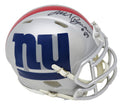 Mark Bavaro Signed New York Giants AMP Alternate Series Riddell Speed Mini Helmet - BAVMIN302 - Mark Bavaro Signed New York Giants AMP Alternate Series Riddell Speed Mini Helmet product image