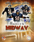 Dick Butkus, Mike Singletary & Brian Urlacher Signed Bears Monsters Of The Midway Collage 8x10 Photo - BEA08P300 - Dick Butkus, Mike Singletary & Brian Urlacher Signed Bears Monsters Of The Midway Collage 8x10 Photo product image
