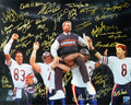 1985 Chicago Bears Team Signed Super Bowl XX Ditka Carried Off Field Spotlight 16x20 Photo LE/20 (34 Sigs) - BEA16P340 - 1985 Chicago Bears Team Signed Super Bowl XX Ditka Carried Off Field Spotlight 16x20 Photo LE/20 (34 Sigs) product image