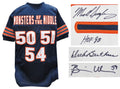 Dick Butkus, Mike Singletary, Brian Urlacher Signed Navy Custom Monsters of the Middle Football Jersey - BEAJRY301 - Dick Butkus, Mike Singletary, Brian Urlacher Signed Navy Custom Monsters of the Middle Football Jersey product image