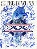 1985 Chicago Bears Team Signed Super Bowl XX Program (30 Sigs) - BEAMAG301 - 1985 Chicago Bears Team Signed Super Bowl XX Program (30 Sigs) product image