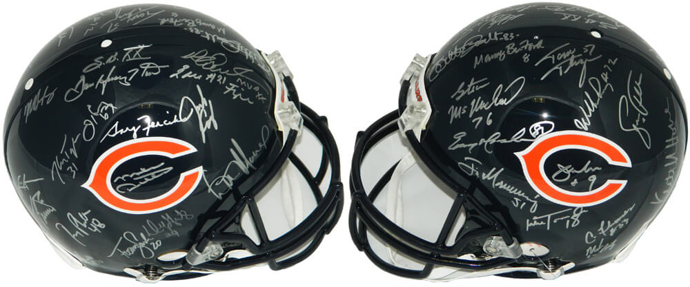 1985 Bears Team Signed Chicago Bears Riddell Authentic ProLine Helmet (30 Sigs) - BEAPRO313 - 1985 Bears Team Signed Chicago Bears Riddell Authentic ProLine Helmet (30 Sigs) product image