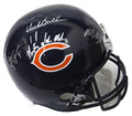 Dick Butkus, Mike Singletary & Brian Urlacher Signed Chicago Bears Full Size Replica Helmet w/Monsters Of The Midway - BEAREP304 - Dick Butkus, Mike Singletary & Brian Urlacher Signed Chicago Bears Full Size Replica Helmet w/Monsters Of The Midway product image