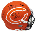 Dick Butkus & Mike Singletary & Brian Urlacher Signed Chicago Bears AMP Alternate Series Riddell Full Size Speed Replica Helmet w/Monsters of the Midway - BEAREP307 - Dick Butkus & Mike Singletary & Brian Urlacher Signed Chicago Bears AMP Alternate Series Riddell Full Size Speed Replica Helmet w/Monsters of the Midway product image